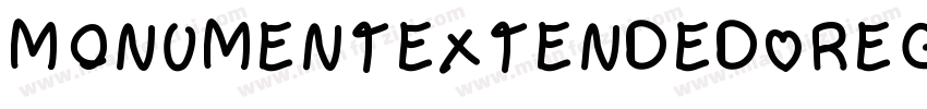 MONUMENTEXTENDED REGULAROTF字体转换